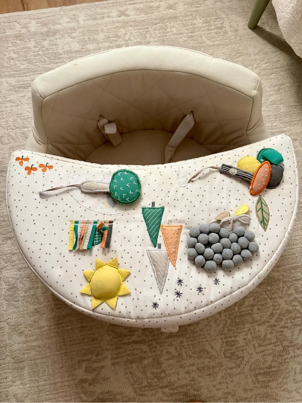 Crate & Kids Busy Baby Activity Chair, Floral Garden